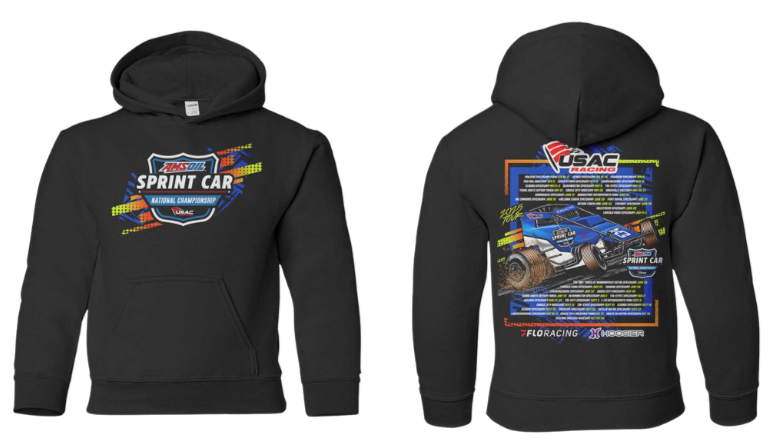 Youth AMSOIL Sprint Car '25 Hoodie - Black