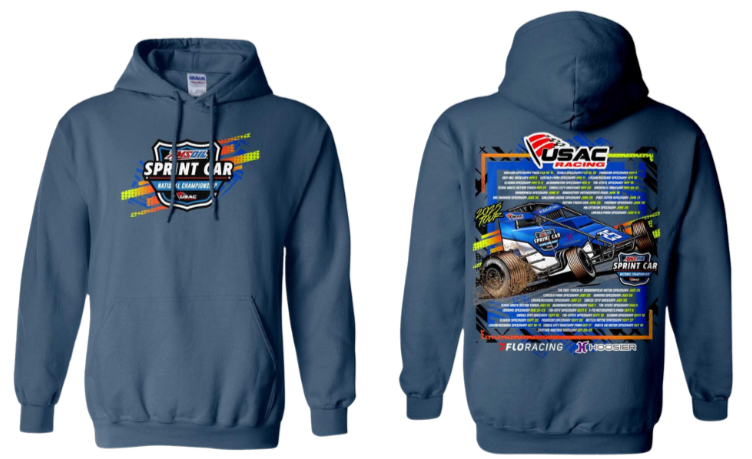 AMSOIL Sprint Car '25 Hoodie - Indigo Blue