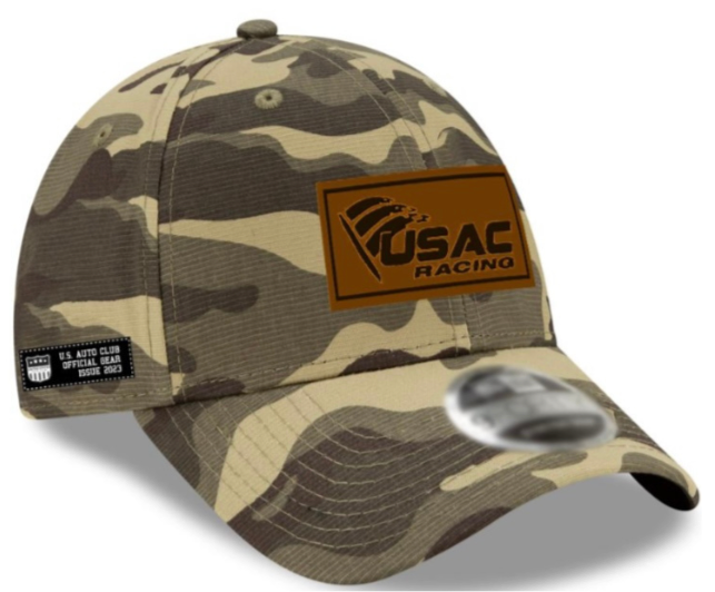 Leather Patch Hat - Camo