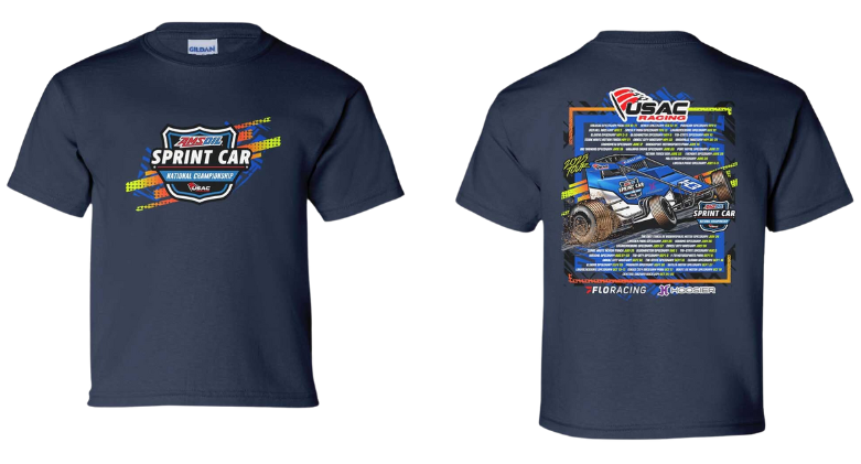 Youth AMSOIL Sprint Car '25 Tee - Blue Dusk