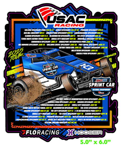 AMSOIL Sprint Car '25 Decal