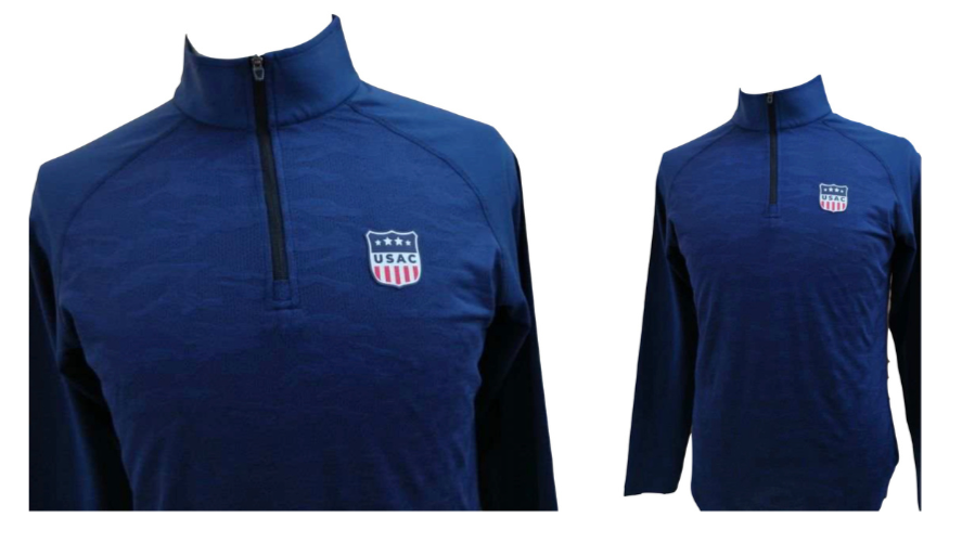 USAC Shield 1/4 Zip - Navy