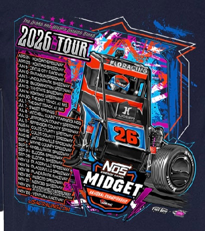 NOS Midget '26 Tour Decal