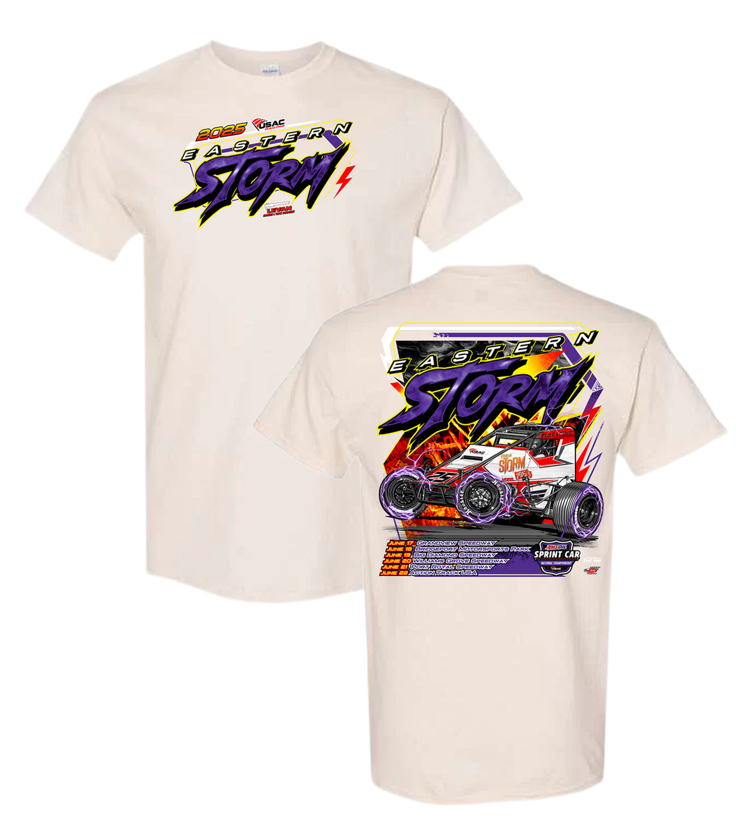 Eastern Storm '25 Tee - Natural