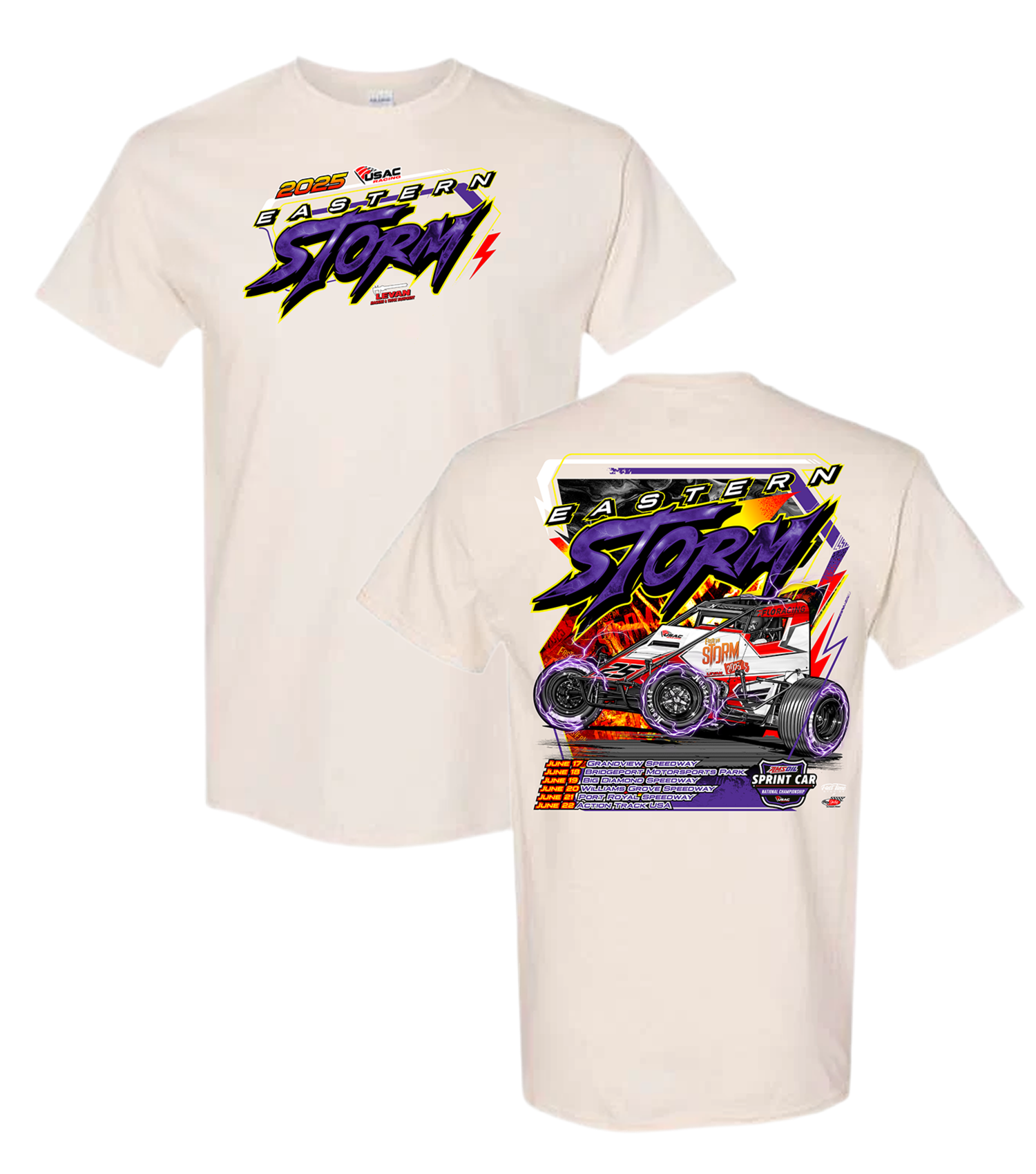 Eastern Storm '25 Tee - Natural