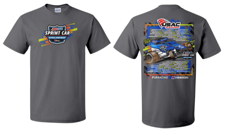 AMSOIL Sprint Car '25 Tee - Charcoal