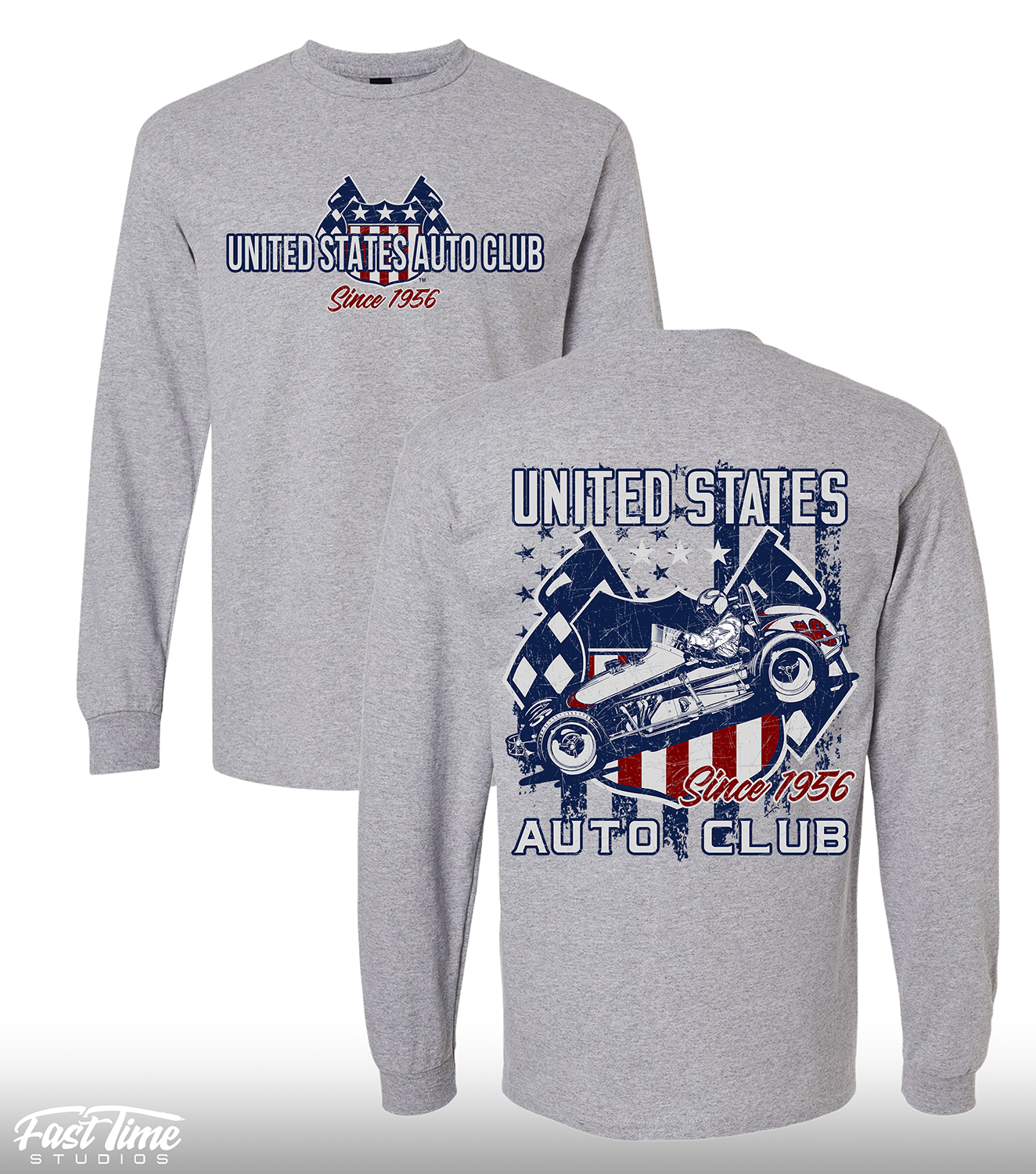 "Since 1956" Long Sleeve - Sport Grey