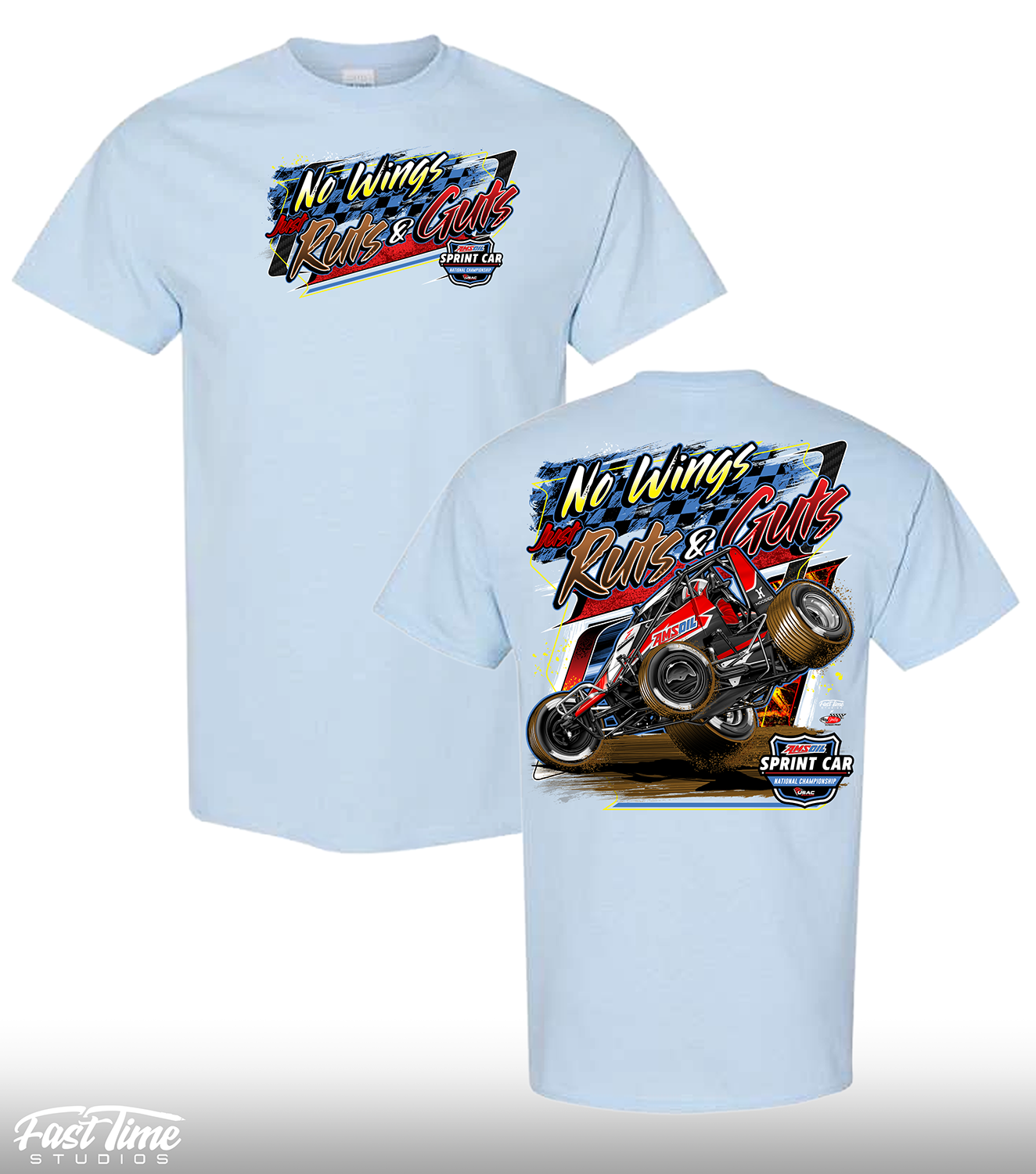 Just Ruts & Guts Tee - Light Blue