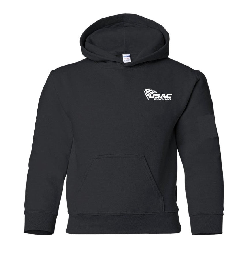 Youth Logo Hoodie - Black
