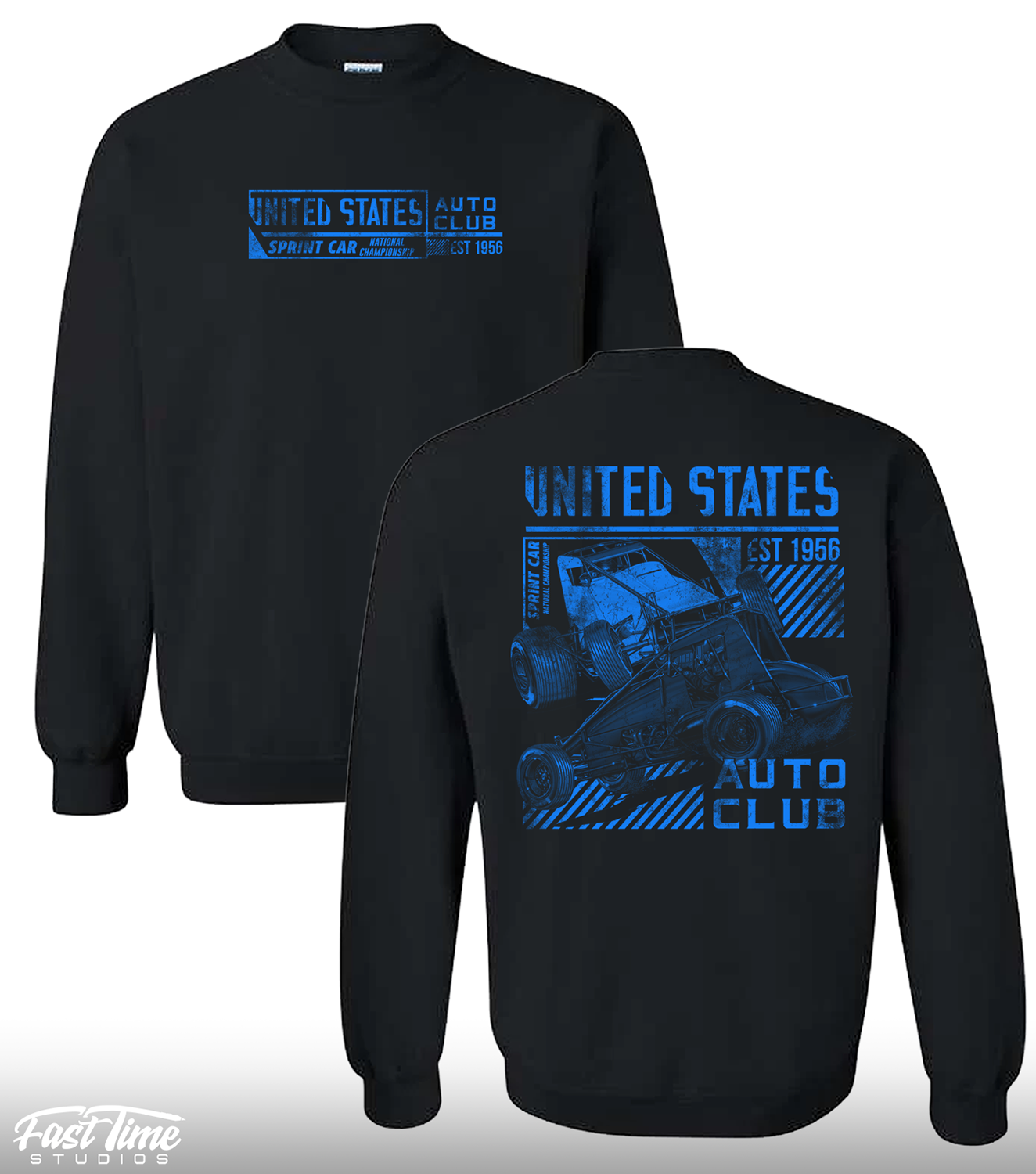 Sprint Car Lifestyle Crewneck - Black