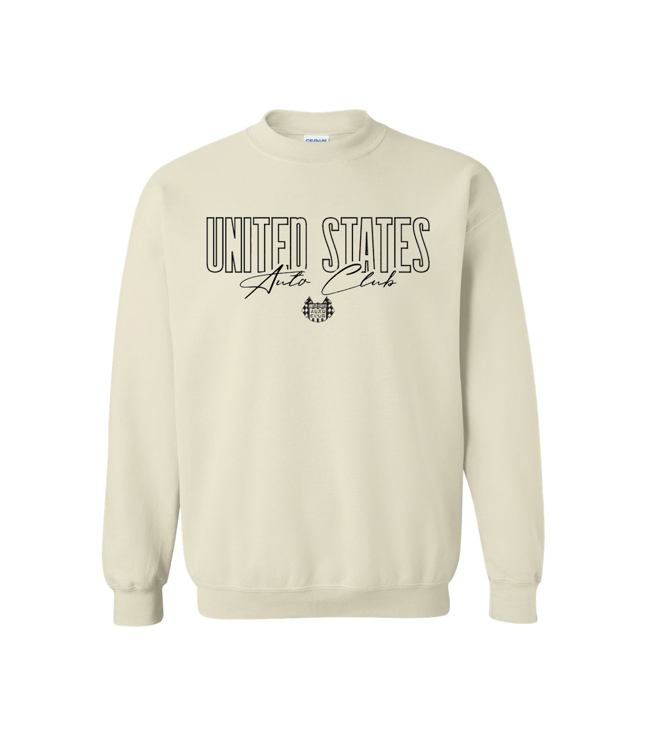 United States Auto Club Crewneck - Sand
