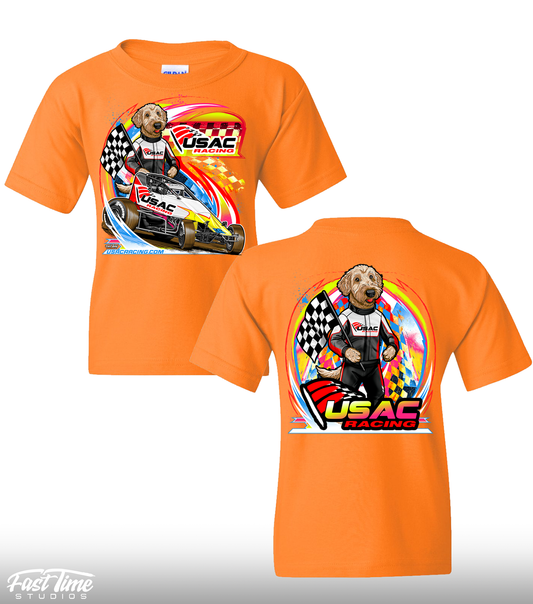 Youth USAC Sprint Paws Tee