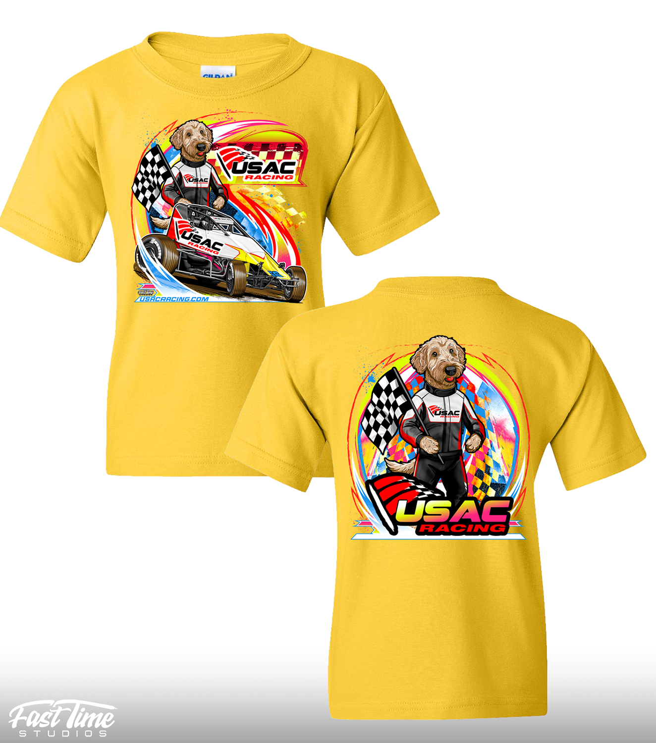 Youth USAC Sprint Paws Tee