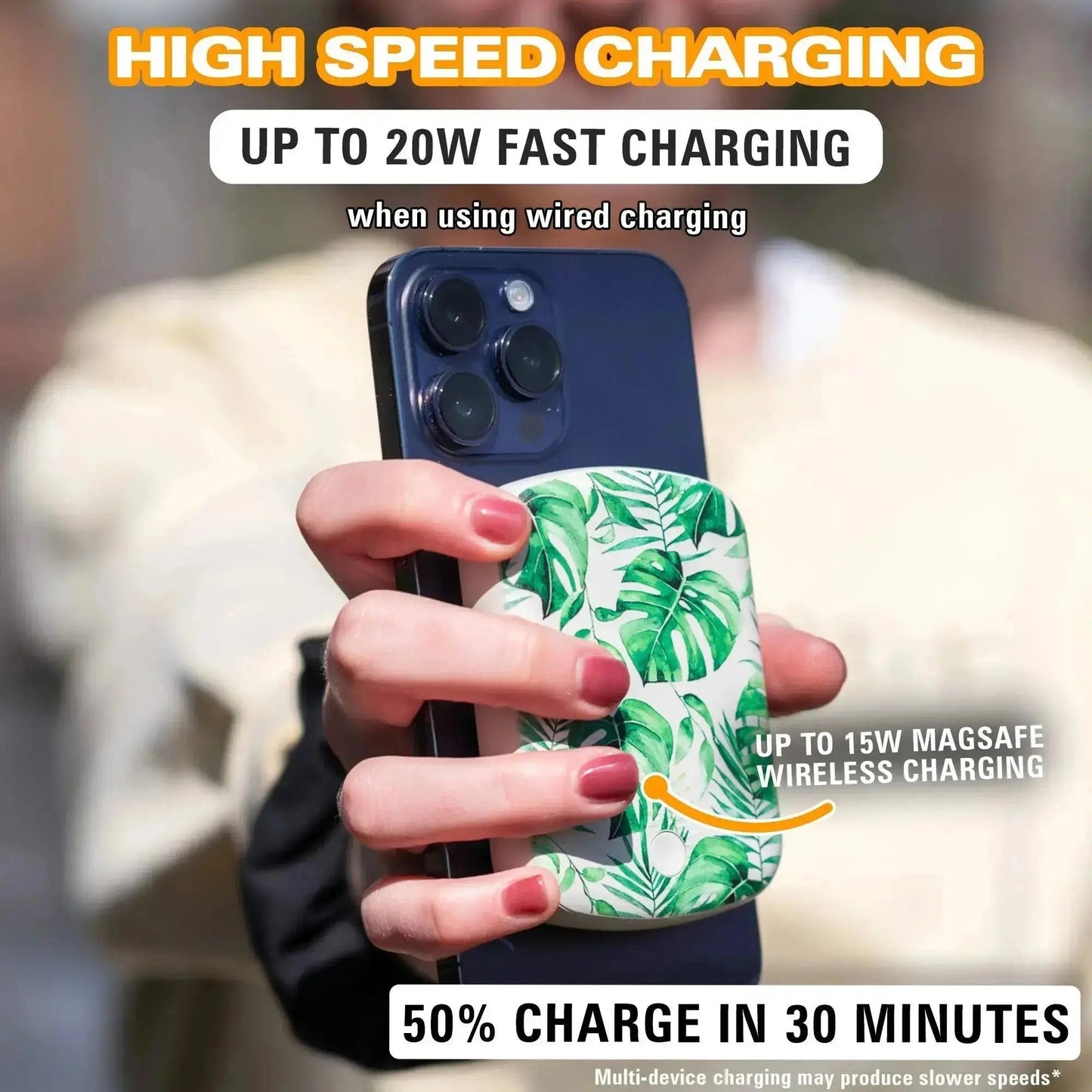 Scooch JuiceBank Go for MagSafe - 10,000 mAh 2-in-1 MagSafe Power Bank (USAC Logo Print)