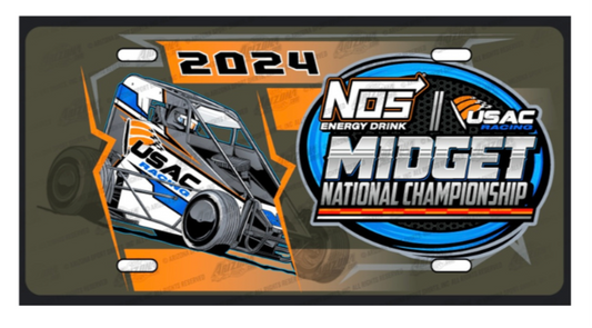 NOS Midget '24 License Plate