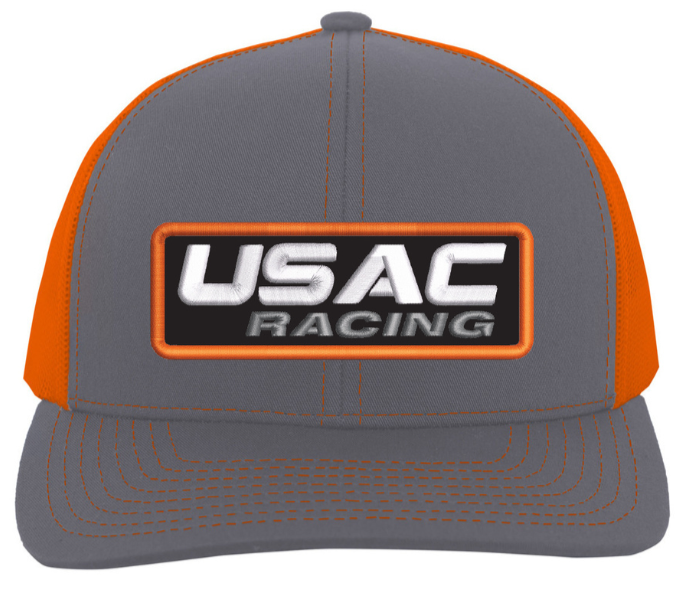 Patch Hat - Orange/Grey
