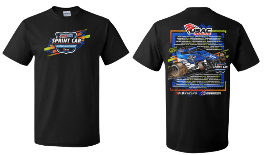 AMSOIL Sprint Car '25 Tee - Black