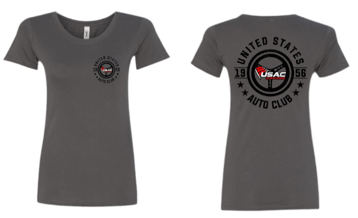 Wheelin' Into USAC Shirt - Round Neck (Women's)