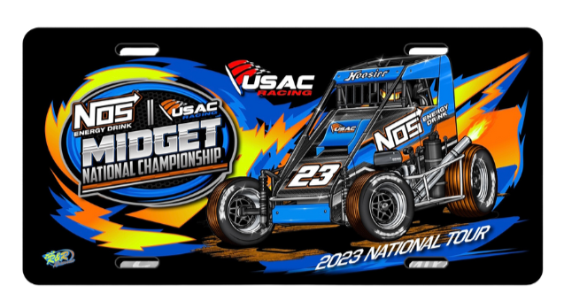 Midget '23 License Plate