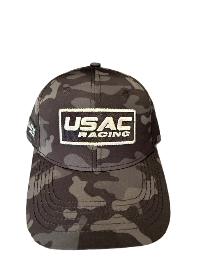 USAC Racing Patch Hat - Dark Camo