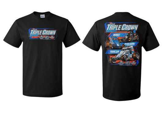 Triple Crown Car Tee - Black
