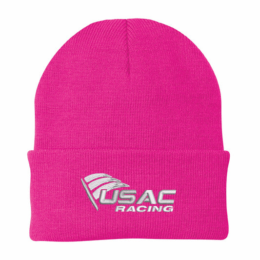 Beanie - Neon Pink Glo