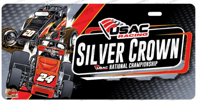 2024 USAC Silver Crown Tour License Plate