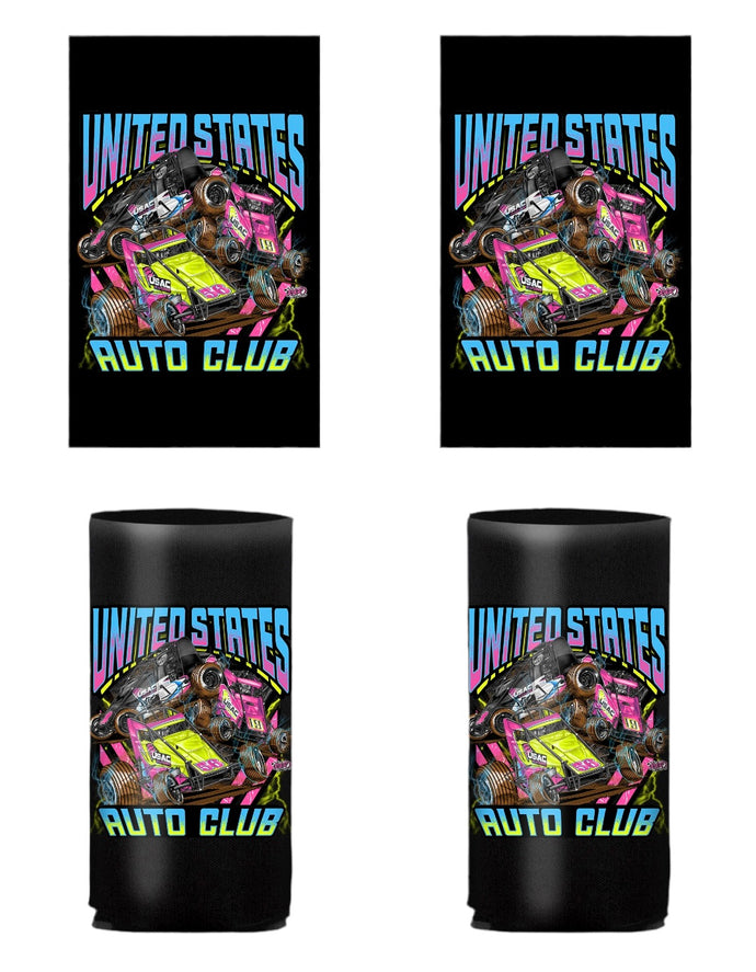 USAC Triple Crown Slim Can Coozie