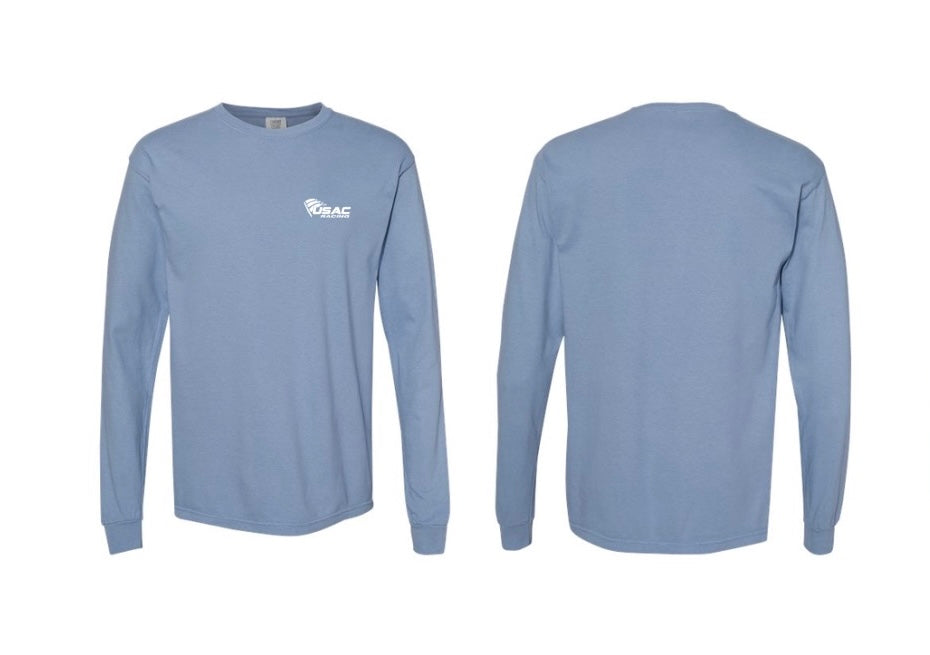 Comfort Colors Logo Long Sleeve - Washed Denim