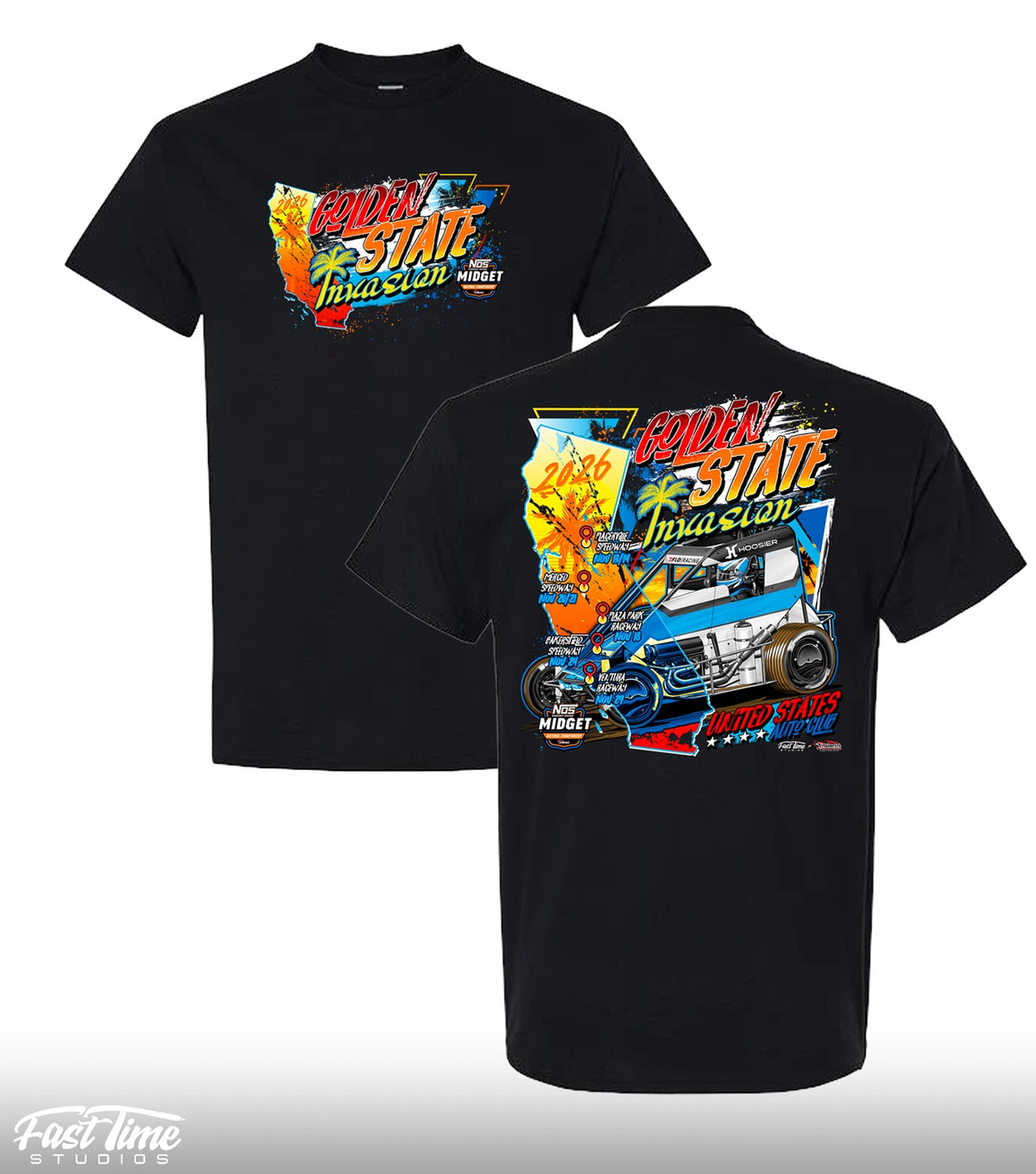 Golden State Invasion '26 Tee - Black
