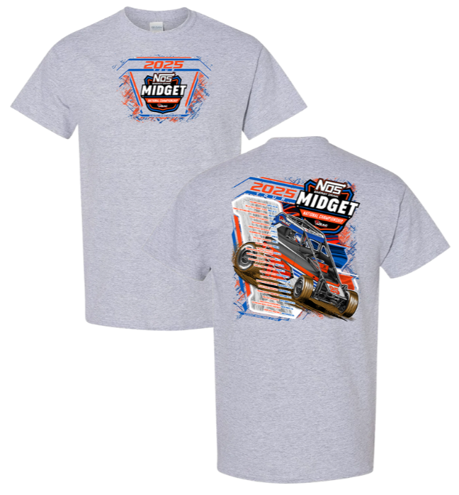 2025 NOS Energy Drink Midget Tour Shirt - Sport Grey