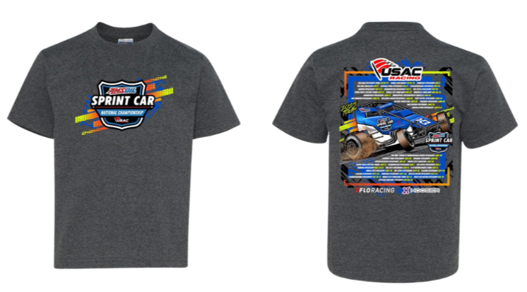 Youth AMSOIL Sprint Car '25 Tee - Black Heather