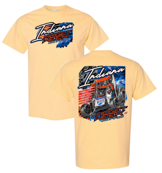 Indiana Midget Week '25 Tee - Yellow Haze