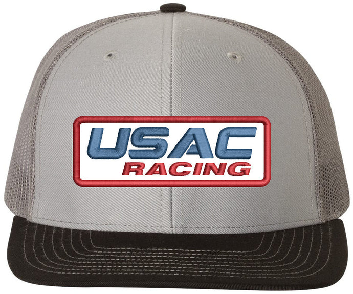 USAC Racing Patch Hat - Red/White/Blue