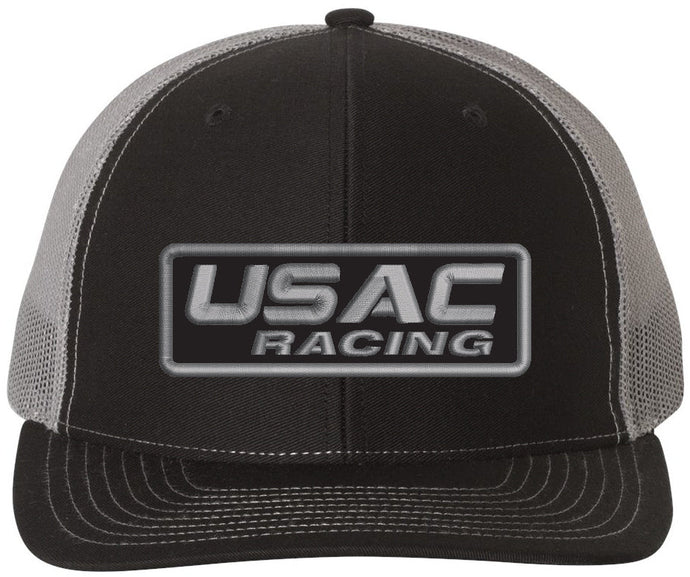 USAC Racing Patch Hat - Black/Grey