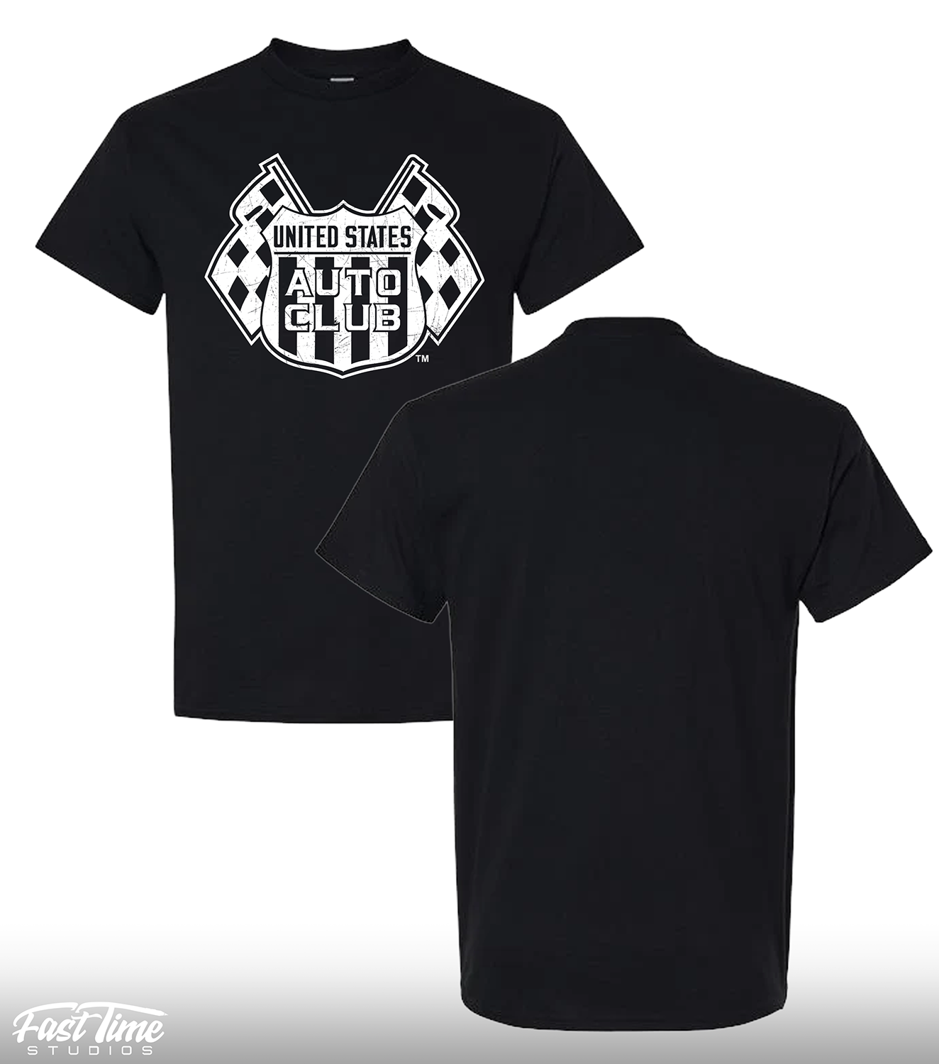 Retro Shield Tee - Black