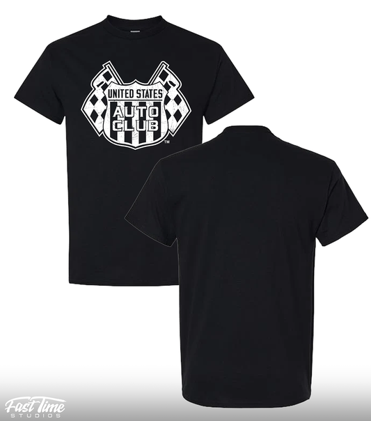 Retro Shield Tee - Black