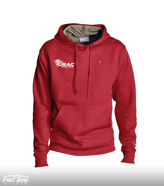 Champion Logo Hoodie - Red