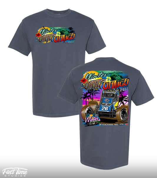 Winter Dirt Games XVII Tee - Denim (Comfort Colors)