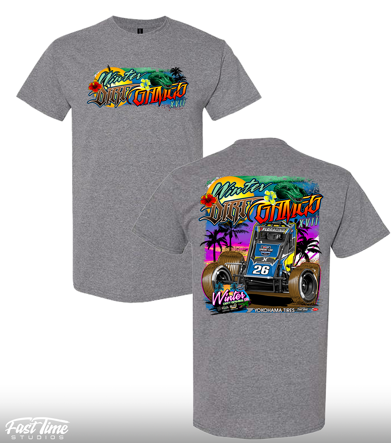 Winter Dirt Games XVII Tee - Graphite