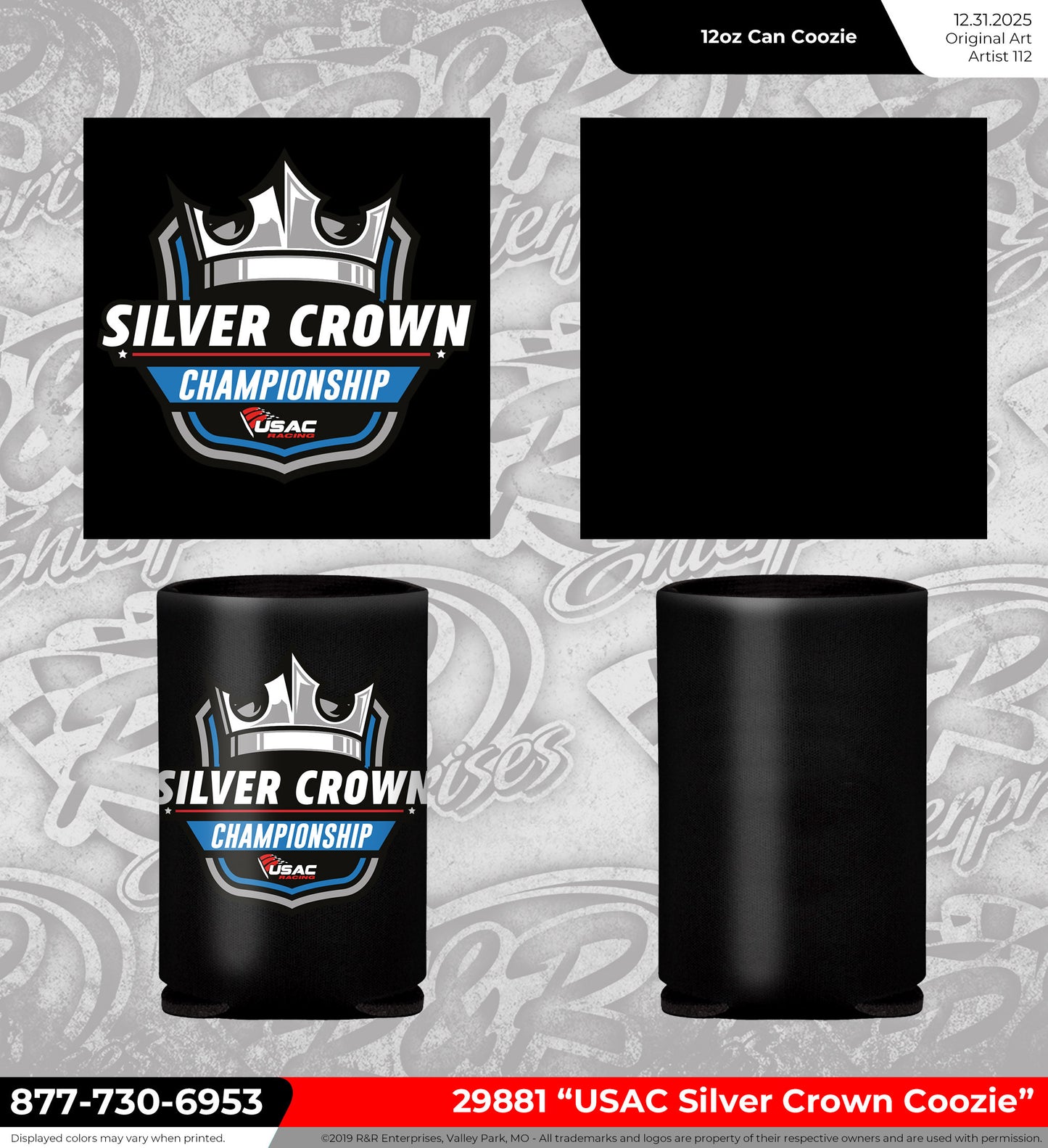 USAC Silver Crown Series Coozie