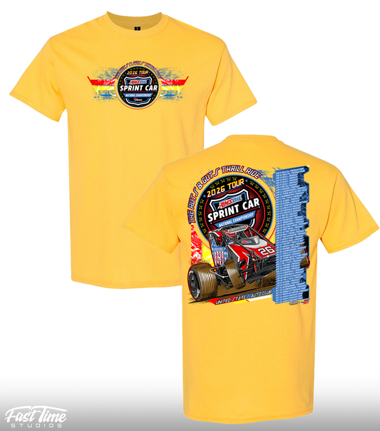 AMSOIL Sprint Car '26 Tour Tee - Daisy