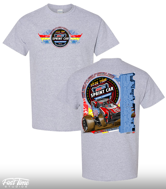 AMSOIL Sprint Car '26 Tour Tee - Sport Grey