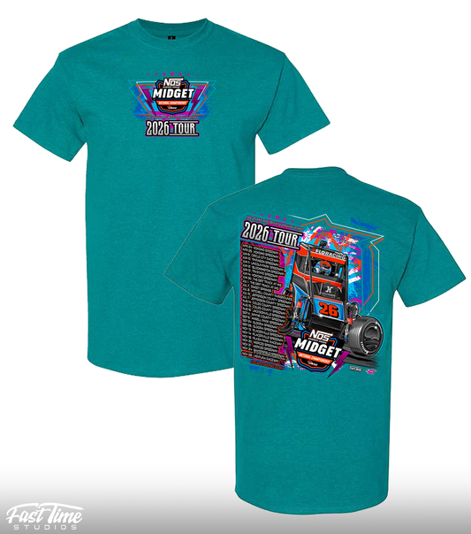 NOS Midget '26 Tour Tee - Jade
