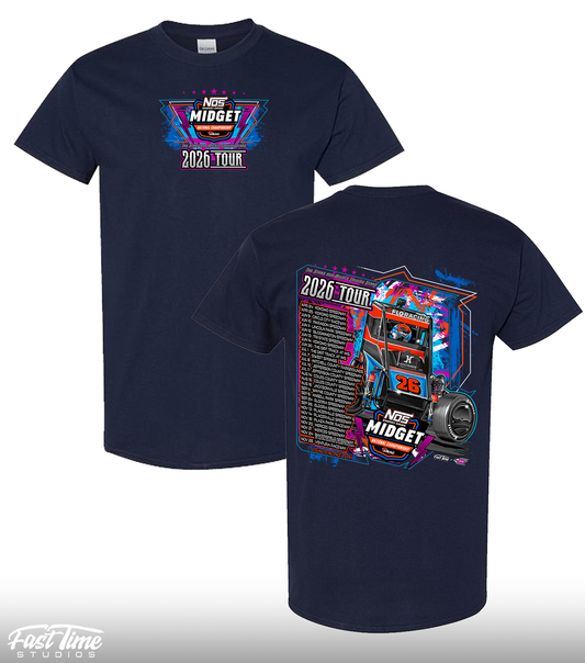 NOS Midget '26 Tour Tee - Blue Dusk