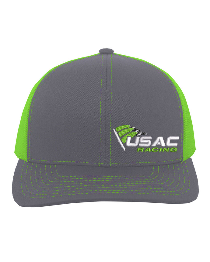USAC Racing Green Trucker Hat