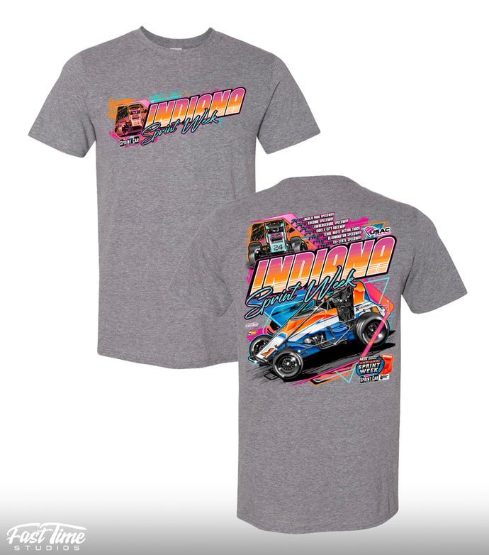 Indiana Sprint Week '24 Shirt - Design #2 - 3XL ONLY