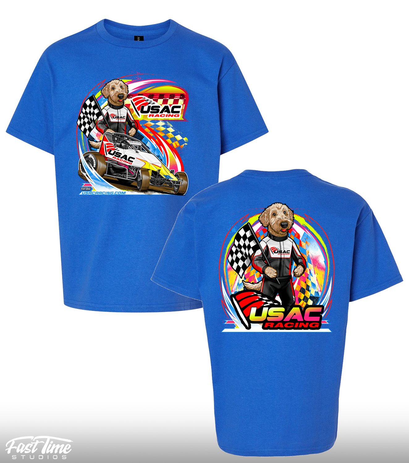 Youth USAC Sprint Paws Tee