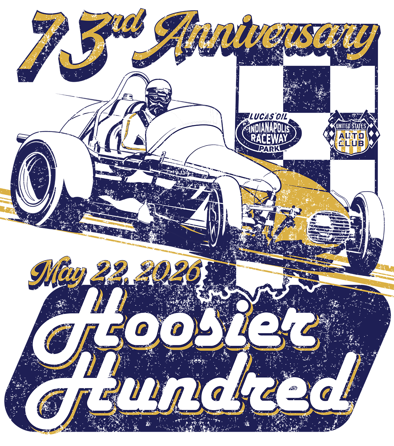 Hoosier Hundred '26 Tee - Grey