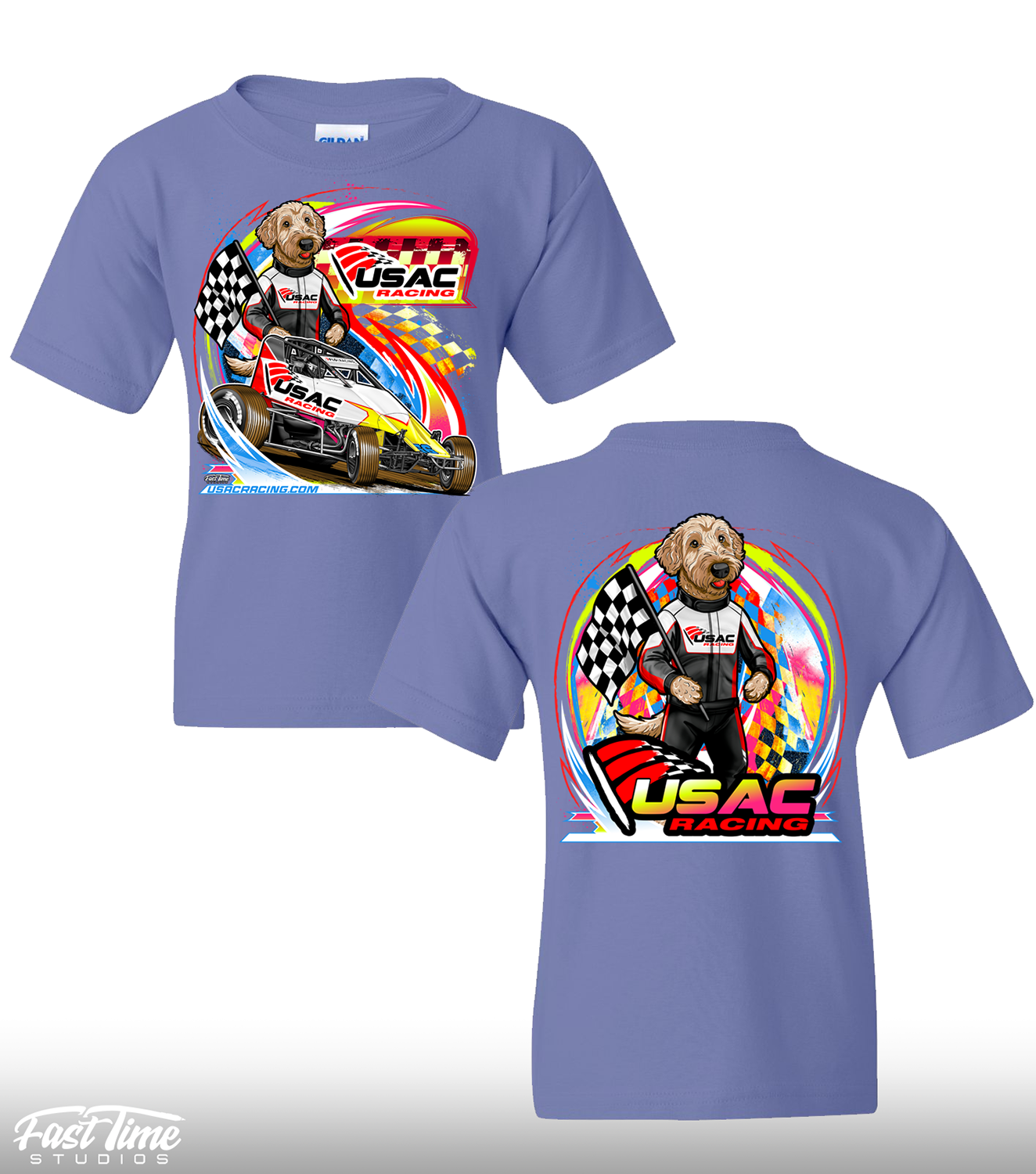 Youth USAC Sprint Paws Tee